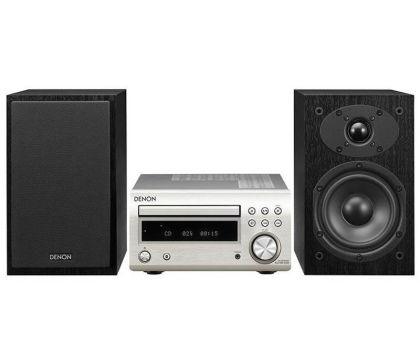 Wieża stereo Denon D-M41 DAB+ Srebrny/Czarny